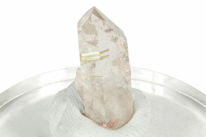Glassy Rutilated Quartz Crystal - Brazil #244754